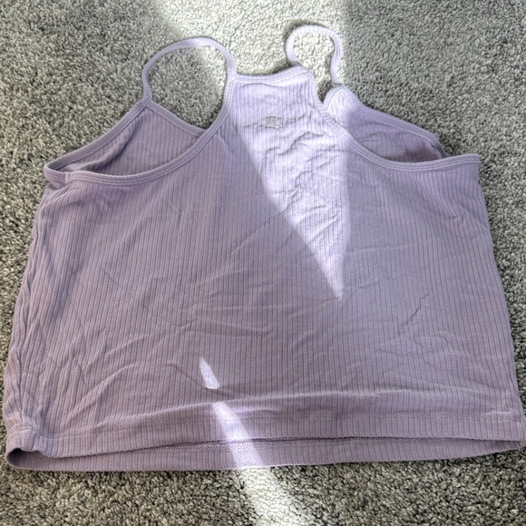 Lavender Ribbed Tank Top - Picture 3 of 3